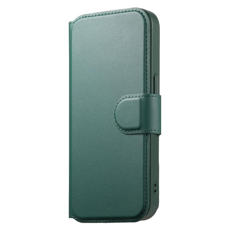 For iPhone 12 / 12 Pro CaseNeo Finger Grip Strap MagSafe Leather Phone Case(Green) - iPhone 12 / 12 Pro Cases by CaseNeo | Online Shopping UK | buy2fix