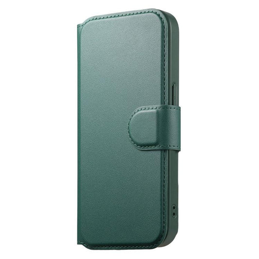 For iPhone 12 / 12 Pro CaseNeo Finger Grip Strap MagSafe Leather Phone Case(Green) - iPhone 12 / 12 Pro Cases by CaseNeo | Online Shopping UK | buy2fix