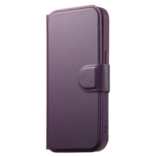 For iPhone 12 / 12 Pro CaseNeo Finger Grip Strap MagSafe Leather Phone Case(Purple) - iPhone 12 / 12 Pro Cases by CaseNeo | Online Shopping UK | buy2fix