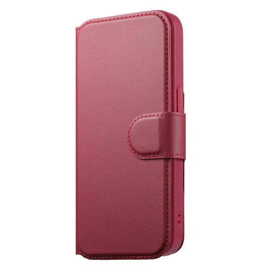 For iPhone 12 / 12 Pro CaseNeo Finger Grip Strap MagSafe Leather Phone Case(Red) - iPhone 12 / 12 Pro Cases by CaseNeo | Online Shopping UK | buy2fix