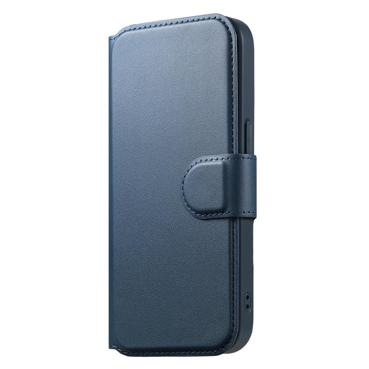 For iPhone 12 / 12 Pro CaseNeo Finger Grip Strap MagSafe Leather Phone Case(Blue) - iPhone 12 / 12 Pro Cases by CaseNeo | Online Shopping UK | buy2fix