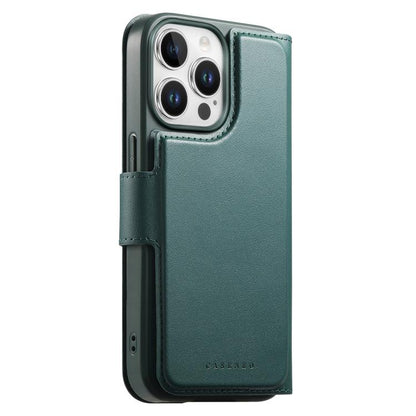 For iPhone 12 Pro Max CaseNeo Finger Grip Strap MagSafe Leather Phone Case(Green) - More iPhone Cases by CaseNeo | Online Shopping UK | buy2fix