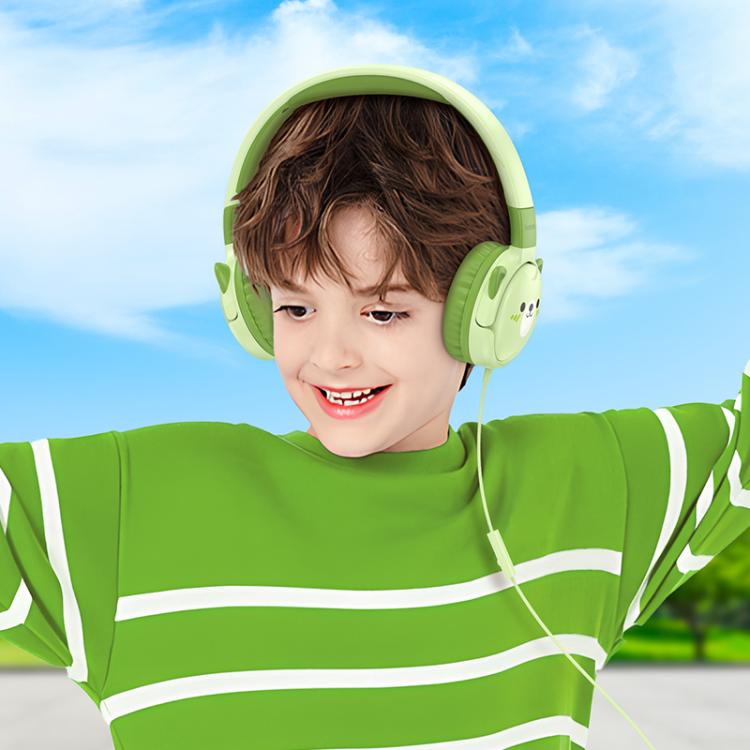 hoco W61 Voice Children Head-mounted Wired Earphone(Sun Yellow) - Headset & Headphone by hoco | Online Shopping UK | buy2fix
