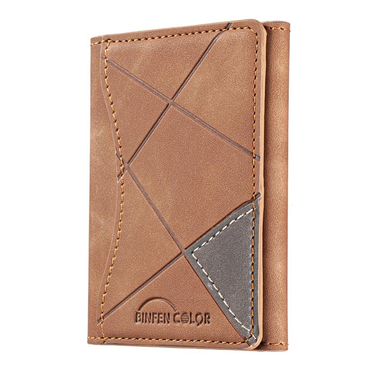 Prismatic Leather Horizontal Magnetic Wallet Card Bag Case(Yellow) - Adhesive Card Holders by buy2fix | Online Shopping UK | buy2fix