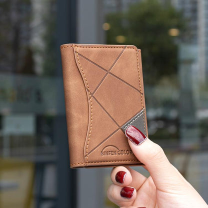 Prismatic Leather Horizontal Magnetic Wallet Card Bag Case(Yellow) - Adhesive Card Holders by buy2fix | Online Shopping UK | buy2fix