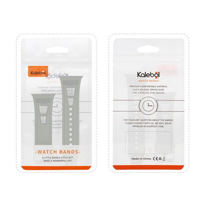 For Apple Watch 46mm / 49mm / 45mm / 44mm Kalebol Honeycomb TPU Titanium Mesh Strap(Orange Titanium Net) - Watch Bands by Kalebol | Online Shopping UK | buy2fix