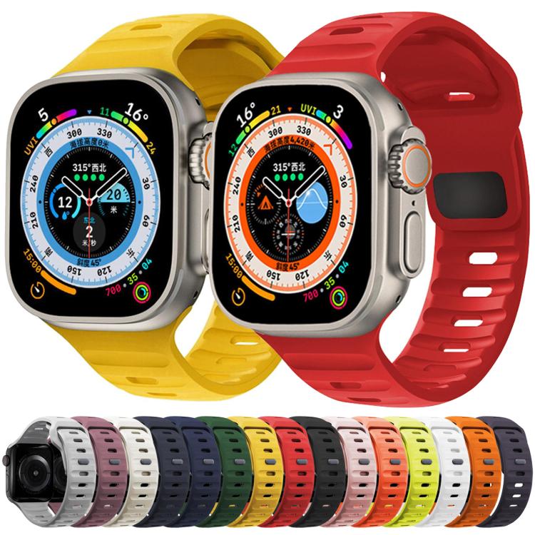 For Apple Watch 42mm / 41mm / 40mm / 38mm Kalebol Sport Silicone Strap(White) - Watch Bands by Kalebol | Online Shopping UK | buy2fix