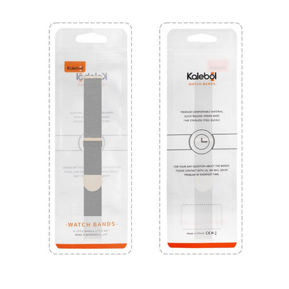 For Apple Watch 46mm / 49mm / 45mm / 44mm Kalebol Semi-round Tail Milan Stainless Steel Strap(Pink Orange) - Watch Bands by Kalebol | Online Shopping UK | buy2fix