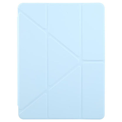 For iPad Pro 11 2024 ZGA Genre Series Y-Fold Leather Tablet Case with Pen Slot(Blue) - iPad Pro 11 2024 Cases by ZGA | Online Shopping UK | buy2fix