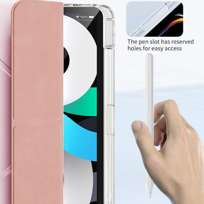 For iPad mini 6 / mini 2024 ZGA Genre Series Y-Fold Leather Tablet Case with Pen Slot(Black) - iPad mini 2024 Cases by ZGA | Online Shopping UK | buy2fix