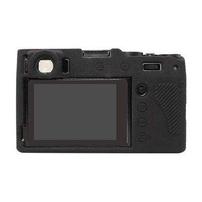 For FUJIFILM X100VI Litchi Texture Soft Silicone Protective Case(Black) - Protective Case by buy2fix | Online Shopping UK | buy2fix