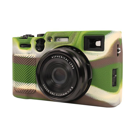 For FUJIFILM X100VI Litchi Texture Soft Silicone Protective Case(Camouflage) - Protective Case by buy2fix | Online Shopping UK | buy2fix