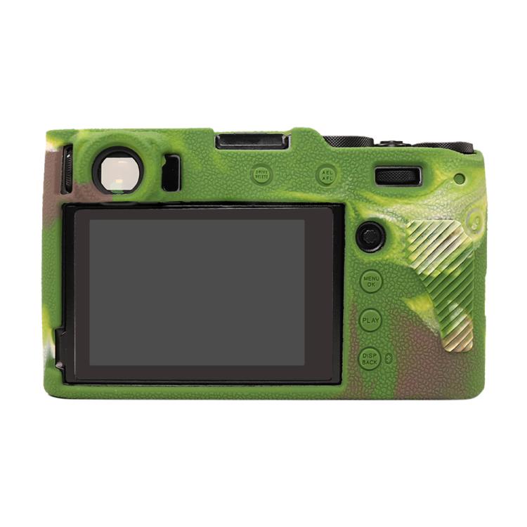 For FUJIFILM X100VI Litchi Texture Soft Silicone Protective Case(Camouflage) - Protective Case by buy2fix | Online Shopping UK | buy2fix