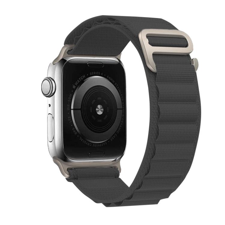 For Apple Watch 42mm / 41mm / 40mm / 38mm Kalebol Aline Nylon Loop Watch Band(Dark Grey) - Watch Bands by Kalebol | Online Shopping UK | buy2fix