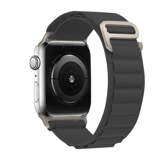 For Apple Watch 42mm / 41mm / 40mm / 38mm Kalebol Aline Nylon Loop Watch Band(Dark Grey) - Watch Bands by Kalebol | Online Shopping UK | buy2fix