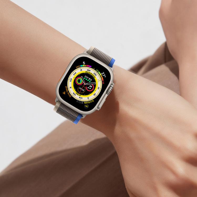 For Apple Watch 42mm / 41mm / 40mm / 38mm Kalebol Wild Track Loop Nylon Watch Band(Yellow) - Watch Bands by Kalebol | Online Shopping UK | buy2fix