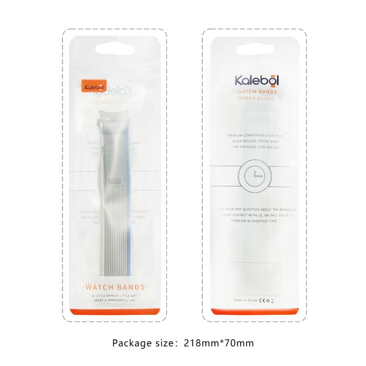 For Apple Watch 42mm / 41mm / 40mm / 38mm Kalebol Wild Track Loop Nylon Watch Band(Sea Salt) - Watch Bands by Kalebol | Online Shopping UK | buy2fix