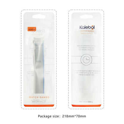 For Apple Watch 42mm / 41mm / 40mm / 38mm Kalebol Wild Track Loop Nylon Watch Band(Sea Salt) - Watch Bands by Kalebol | Online Shopping UK | buy2fix