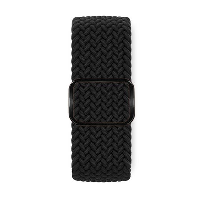 For Apple Watch 42mm / 41mm / 40mm / 38mm Kalebol Eight Buckle Nylon Braided Watch Band(Black) - Watch Bands by Kalebol | Online Shopping UK | buy2fix
