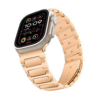 For Apple Watch 42mm / 41mm / 40mm / 38mm Kalebol Tooling Metal Zinc Alloy Watch Band(Rose Gold) - Watch Bands by Kalebol | Online Shopping UK | buy2fix