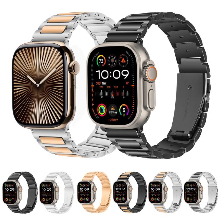 For Apple Watch 42mm / 41mm / 40mm / 38mm Kalebol Tooling Metal Zinc Alloy Watch Band(Rose Gold) - Watch Bands by Kalebol | Online Shopping UK | buy2fix