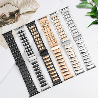 For Apple Watch 42mm / 41mm / 40mm / 38mm Kalebol Tooling Metal Zinc Alloy Watch Band(Rose Gold) - Watch Bands by Kalebol | Online Shopping UK | buy2fix
