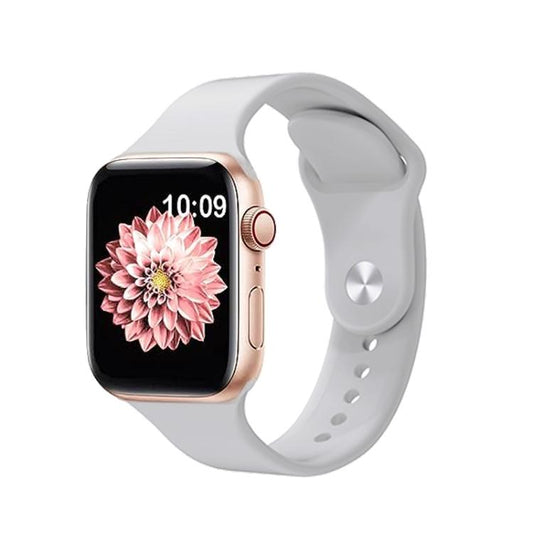 For Apple Watch 42mm / 41mm / 40mm / 38mm Kalebol Reverse Buckle Silicone Watch Band(Light Grey) - Watch Bands by Kalebol | Online Shopping UK | buy2fix