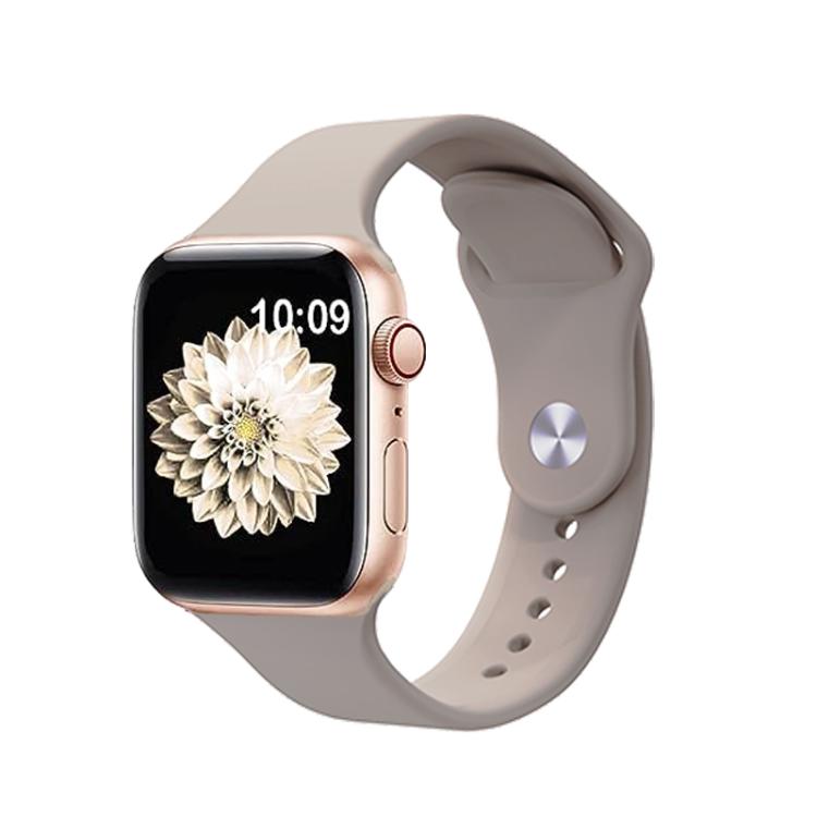 For Apple Watch 42mm / 41mm / 40mm / 38mm Kalebol Reverse Buckle Silicone Watch Band(Dark Grey) - Watch Bands by Kalebol | Online Shopping UK | buy2fix