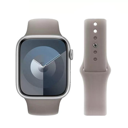 For Apple Watch 42mm / 41mm / 40mm / 38mm Kalebol Reverse Buckle Silicone Watch Band(Dark Grey) - Watch Bands by Kalebol | Online Shopping UK | buy2fix