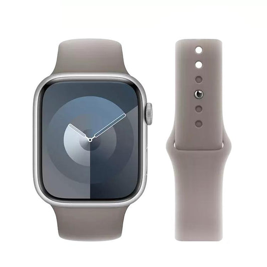 For Apple Watch 42mm / 41mm / 40mm / 38mm Kalebol Reverse Buckle Silicone Watch Band(Dark Grey) - Watch Bands by Kalebol | Online Shopping UK | buy2fix
