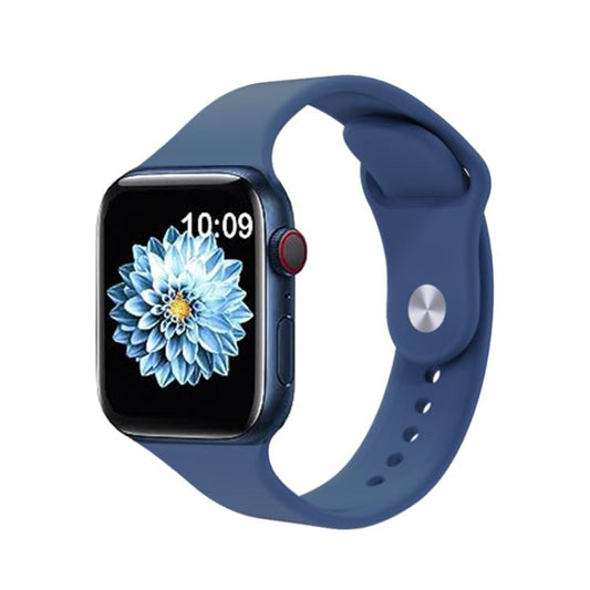 For Apple Watch 42mm / 41mm / 40mm / 38mm Kalebol Reverse Buckle Silicone Watch Band(Blue) - Watch Bands by Kalebol | Online Shopping UK | buy2fix
