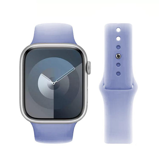 For Apple Watch 42mm / 41mm / 40mm / 38mm Kalebol Reverse Buckle Silicone Watch Band(Lavender) - Watch Bands by Kalebol | Online Shopping UK | buy2fix