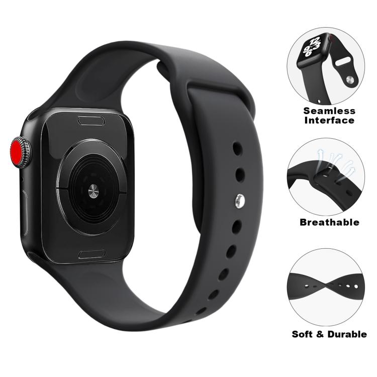 For Apple Watch 42mm / 41mm / 40mm / 38mm Kalebol Reverse Buckle Silicone Watch Band(Orange) - Watch Bands by Kalebol | Online Shopping UK | buy2fix