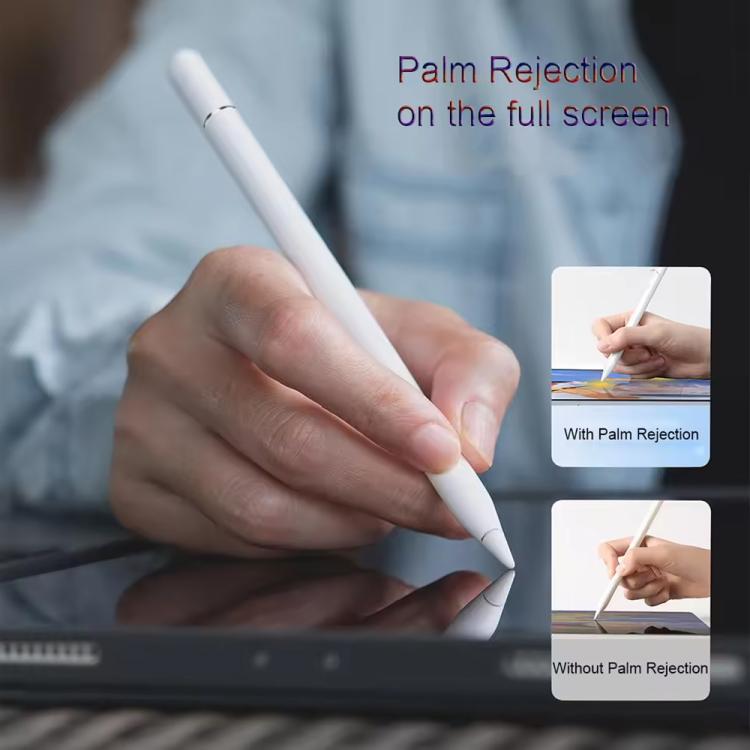 For iPad Series Type-C Magnetic Draw Out Stylus(White) - Stylus Pen by buy2fix | Online Shopping UK | buy2fix