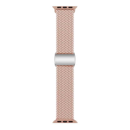 For Apple Watch 42mm / 41mm / 40mm / 38mm Kalebol Nylon Loop Magnetic Buckle Watch Band(Pink Sand) - Watch Bands by Kalebol | Online Shopping UK | buy2fix