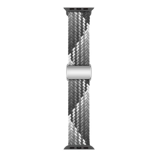 For Apple Watch 42mm / 41mm / 40mm / 38mm Kalebol Nylon Loop Magnetic Buckle Watch Band(Dark Chocolate) - Watch Bands by Kalebol | Online Shopping UK | buy2fix