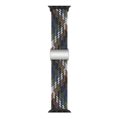 For Apple Watch 42mm / 41mm / 40mm / 38mm Kalebol Nylon Loop Magnetic Buckle Watch Band(Cowboy Colorful 2) - Watch Bands by Kalebol | Online Shopping UK | buy2fix