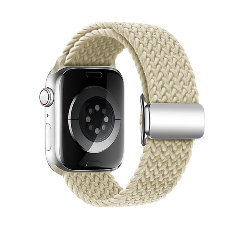 For Apple Watch 42mm / 41mm / 40mm / 38mm Kalebol Nylon Loop Magnetic Buckle Watch Band(Starlight) - Watch Bands by Kalebol | Online Shopping UK | buy2fix