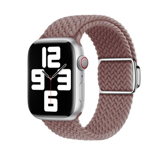 For Apple Watch 42mm / 41mm / 40mm / 38mm Kalebol Nylon Loop Magnetic Buckle Watch Band(Smoky Purple) - Watch Bands by Kalebol | Online Shopping UK | buy2fix