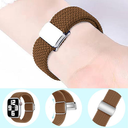 For Apple Watch 42mm / 41mm / 40mm / 38mm Kalebol Nylon Loop Magnetic Buckle Watch Band(Camo Colorful) - Watch Bands by Kalebol | Online Shopping UK | buy2fix