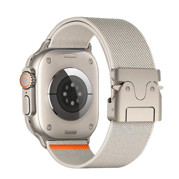For Apple Watch 42mm / 41mm / 40mm / 38mm Kalebol Parachute Buckle Elastic Nylon Watch Band(Starlight) - Watch Bands by Kalebol | Online Shopping UK | buy2fix