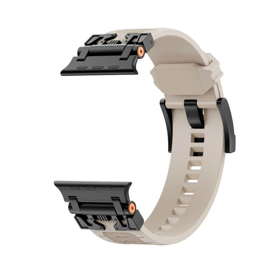 For Apple Watch 42mm / 41mm / 40mm / 38mm Kalebol Armor TPU Watch Band(Black Starlight) - Watch Bands by Kalebol | Online Shopping UK | buy2fix