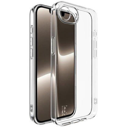 For iPhone 16e imak UX-5 Series Super Slim Transparent Shockproof TPU Protective Case(Transparent) - iPhone 16e Cases by imak | Online Shopping UK | buy2fix