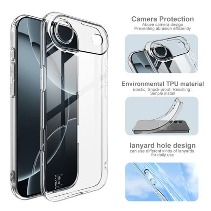 For iPhone Air imak UX-5 Series Super Slim Transparent Shockproof TPU Protective Case(Transparent) - iPhone Air Cases by imak | Online Shopping UK | buy2fix