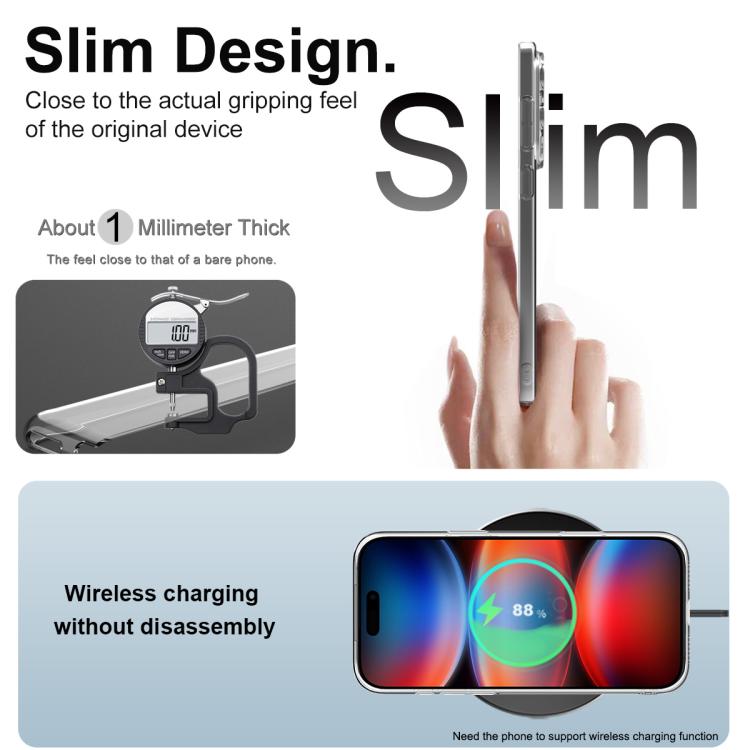 For iPhone 17 Pro Max imak UX-5 Series Super Slim Transparent Shockproof TPU Protective Case(Transparent) - iPhone 17 Pro Max Cases by imak | Online Shopping UK | buy2fix