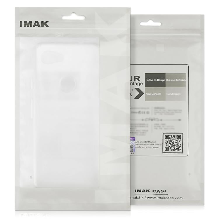 For iPhone 16e imak UX-5 Series Super Slim Transparent Shockproof TPU Protective Case(Transparent) - iPhone 16e Cases by imak | Online Shopping UK | buy2fix