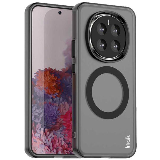 For Honor Magic7 IMAK Candy Series Shockproof MagSafe Phone Case(Black)