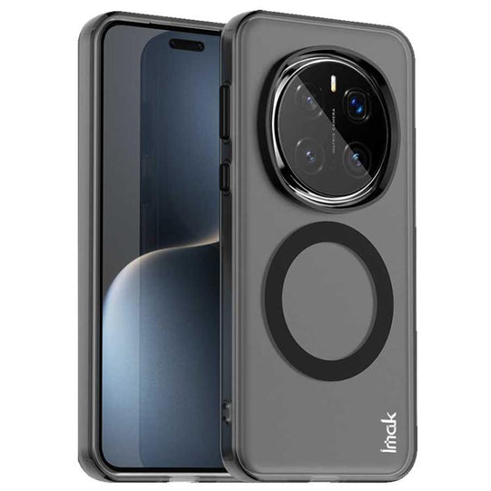 For Honor Magic7 Pro IMAK Candy Series Shockproof MagSafe Phone Case(Black)