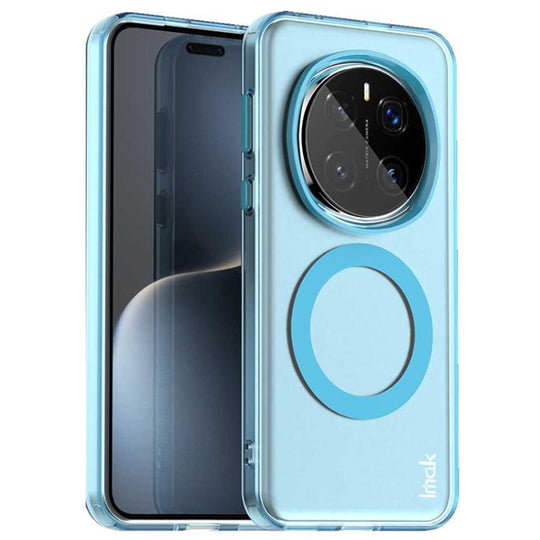 For Honor Magic7 Pro IMAK Candy Series Shockproof MagSafe Phone Case(Blue)