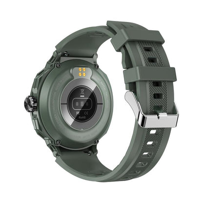D11 1.46 inch 2 in 1 Bluetooth Earphone Smart Watch, Support Bluetooth Call / NFC / Heart Rate(Green) - Smart Watches by buy2fix | Online Shopping UK | buy2fix